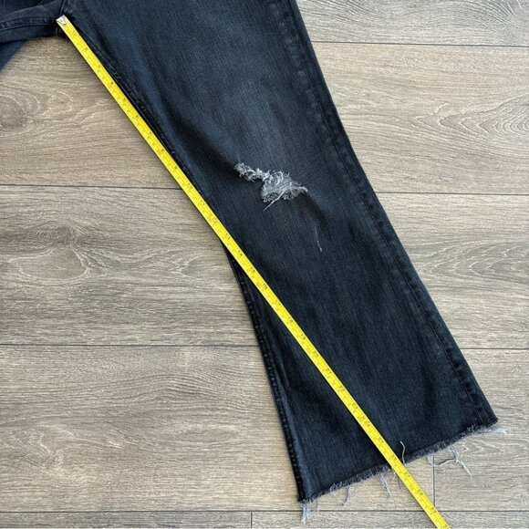Rag & Bone 10” Crop Flare Raw Hem Jeans - Picture 3 of 11
